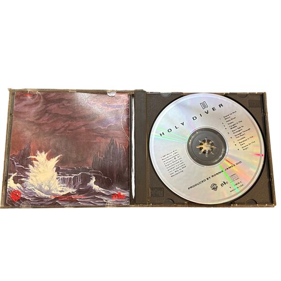 Dio Holy Diver album CD 1983 Warner bros James ronnnie dio rainbow in the dark - Picture 3 of 4